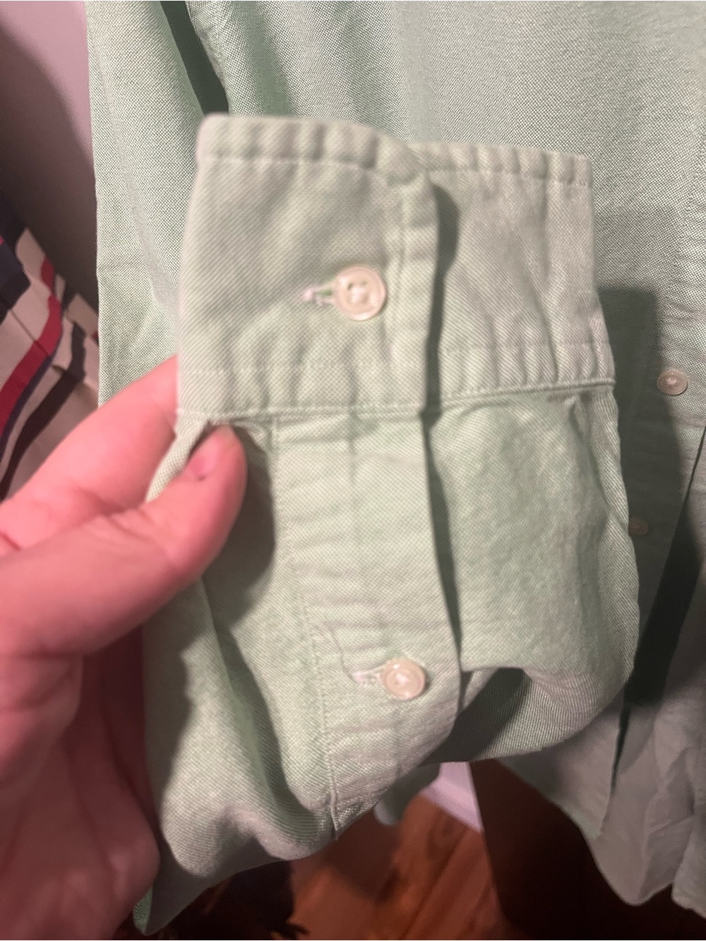 Ralph Lauren light Green Button-Down Oxford Shirt - Picture 4 of 7